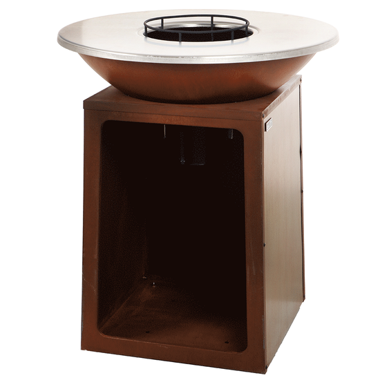 RoyalFood COR-4000 - Barbecue &agrave; bois en corten