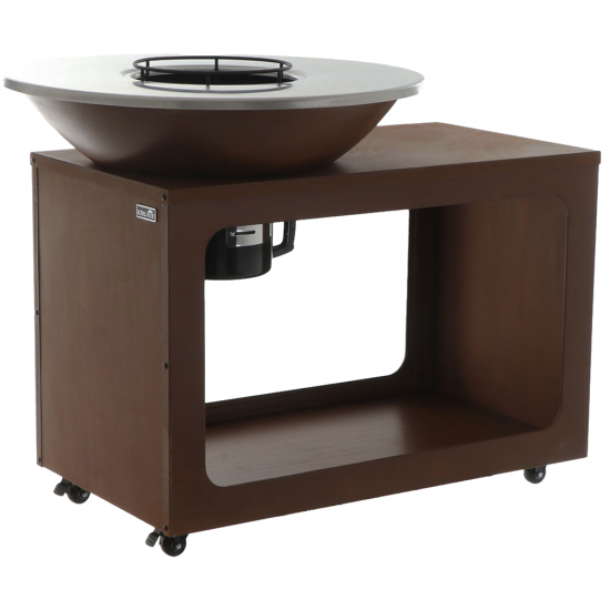 RoyalFood COR-4250 - Barbecue &agrave; bois en corten