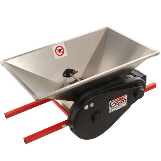 Grifo PIGMO INOX - Fouloir &agrave; fruits &agrave; brancard &eacute;lectrique