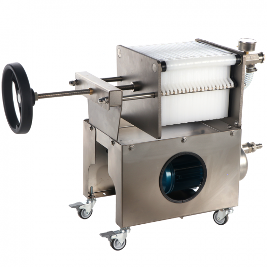 Grifo Professional Inox 20 - Filtre pour vin à plaques - Pompe œnologique pour filtrer le vin