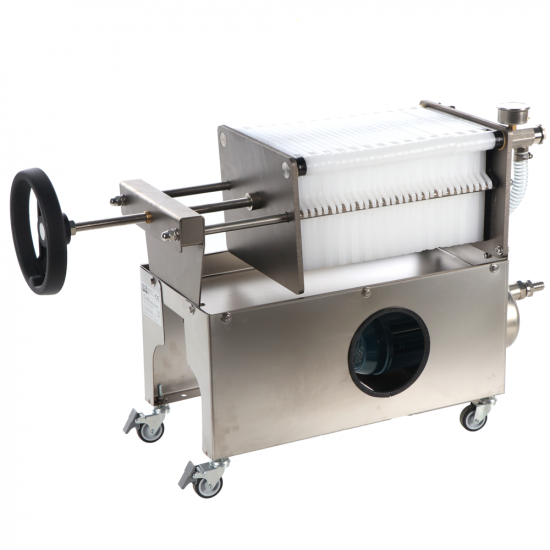 Grifo Professional Inox 30 - Filtre pour vin à plaques - Pompe œnologique pour filtrer le vin