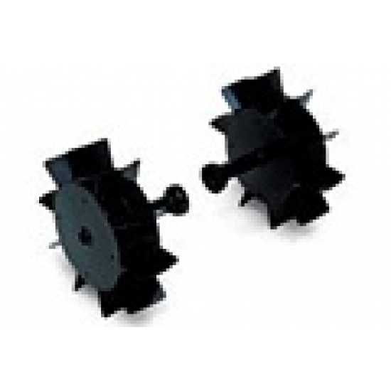 Accessoire couple de roues motrices en acier
