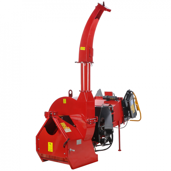 GeoTech-Pro WS102RS - Broyeur de branches &agrave; tracteur - Avec rouleaux d'entra&icirc;nement &agrave; commande hydraulique