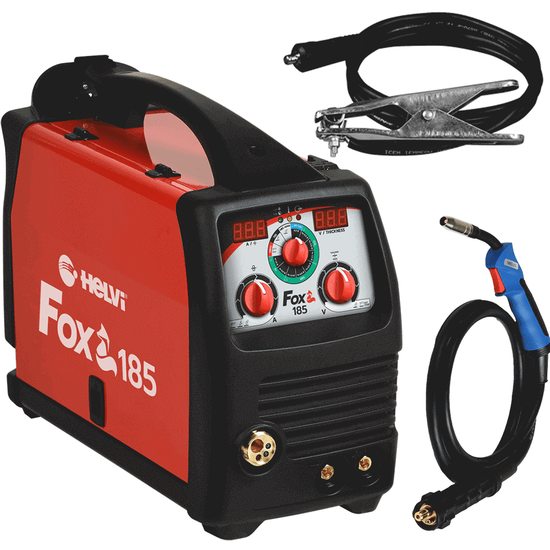 Helvi Fox185 flex-line - Poste &agrave; souder &agrave; fil - MIG-MMA-TIG - GAZ/NO GAZ