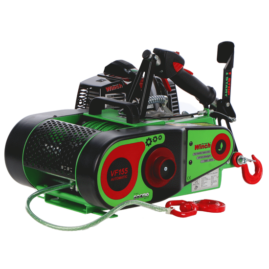 Docma VF155 Automatic Ultralight - Treuil forestier - moteur Solo HP50E-A - C&acirc;ble en dyneema &Oslash; 5mm de 80m