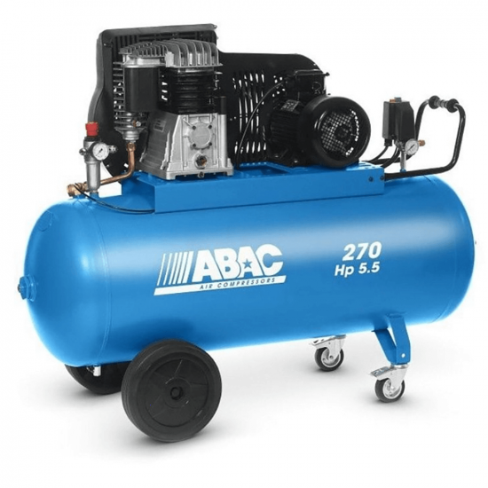 Abac B5900B 270 CT5,5 - Compresseur d'air triphas&eacute; professionnel &agrave; courroie - 270 L