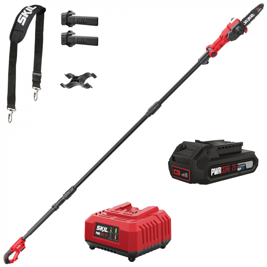 Skil 0650 CA - &Eacute;lagueuse sur perche &agrave; batterie - 20V/2.5 Ah