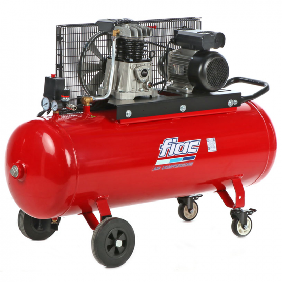 Fiac AB 150/348 - Compresseur d'air &eacute;lectrique &agrave; courroie - Moteur 3 CV - 150 L