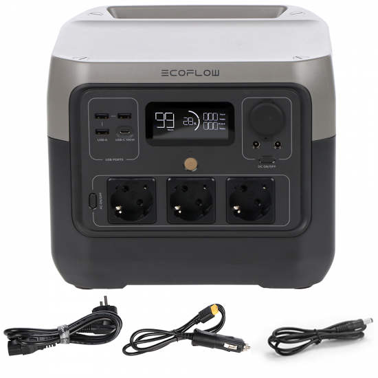 EcoFlow River 2 Pro - Batterie PowerStation Portable - 800W - 768 Wh/19.2V