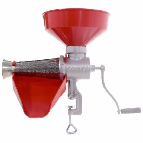 Reber 8501 N - Presse-tomates Manuel N°5 - collecteur et bac de récupération en plastique