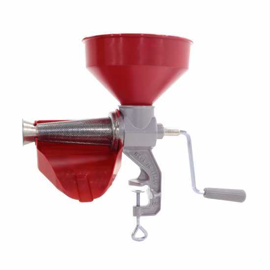Presse-tomate Manuel N&deg;3 - Reber 8602 N - collecteur et bac de r&eacute;cup&eacute;ration en plastique