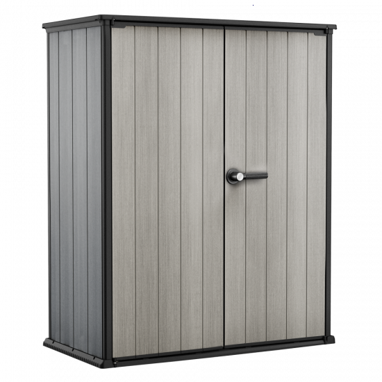 Keter High Store - Armoire &agrave; outils de jardin - 140x73.6x170.4 cm