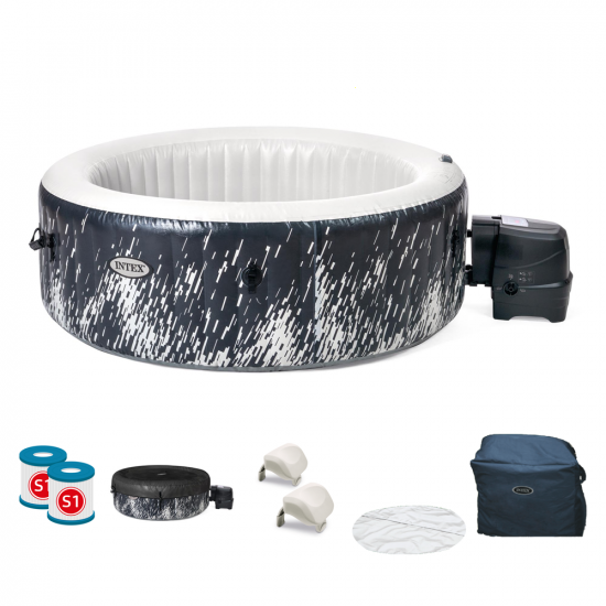 Intex Glow Deluxe Bubble Spa - &Oslash;196x71 cm - Spa gonflable 28494EX
