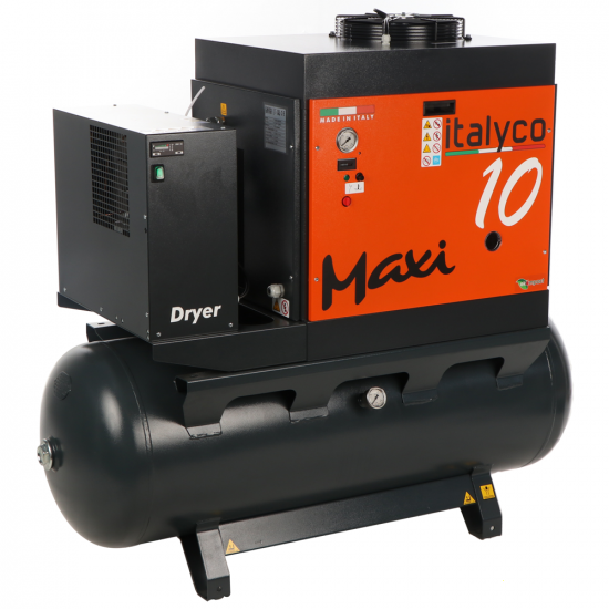 Italyco Maxi 10/270 D - Compresseur rotatif à vis - Pression max 10 bar