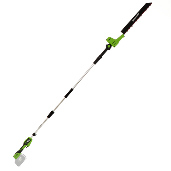 Greenworks G48PHTII - Taille-haie sans fil sur perche de rallonge - SANS BATTERIE NI CHARGEUR