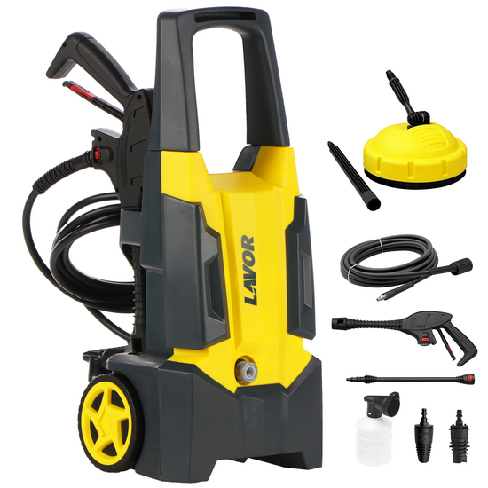 Lavor Dive Plus 120 - Nettoyeur haute pression à eau froide + Nettoyeur de sols et hydrobrosse - Max 120 bar - 360 l/h