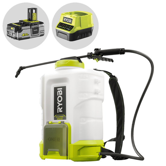 Ryobi RY18BPSB-0 - Pulv&eacute;risateur dorsal &agrave; batterie - R&eacute;servoir 15L - 18V - 4Ah