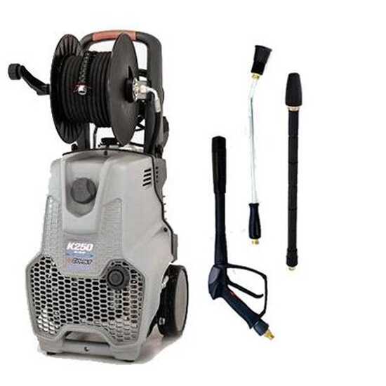 Comet K250 11/160 M Extra - Nettoyeur haute pression professionnel à eau froide avec enrouleur - 160 bar - 660 l/h