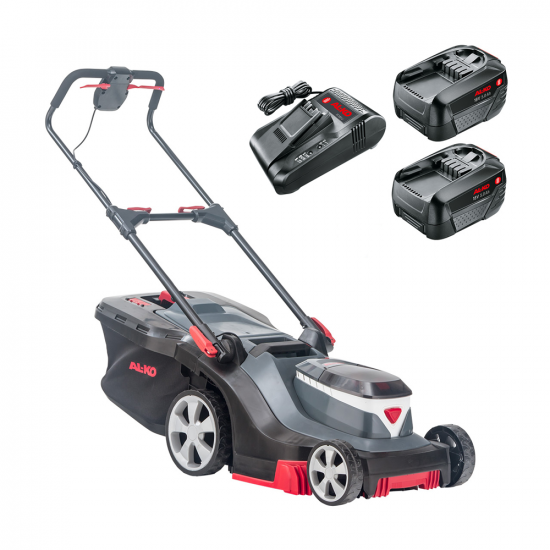 AL-KO 382 Li Premium - Tondeuse &agrave; gazon sur batterie - Coupe 38 cm - 2x 18V/5,0Ah