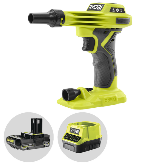 Ryobi RVI18-0 - Compresseur portatif à batterie - 18V - 2Ah