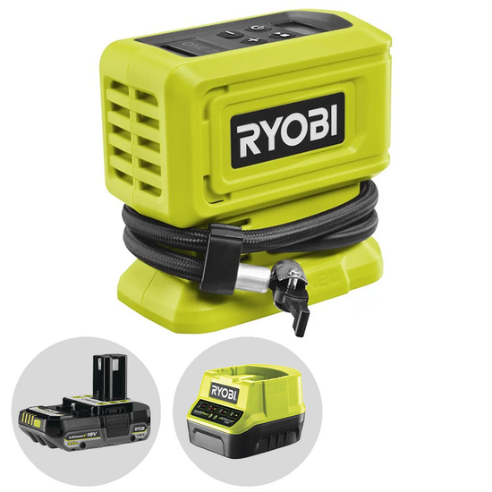 Ryobi RPI 18-0 - Compresseur portable à batterie - 18V - 2Ah
