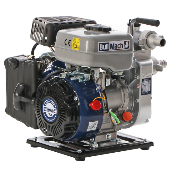 BullMach AQUANIS 25 - Motopompe thermique - avec raccords de 25 mm
