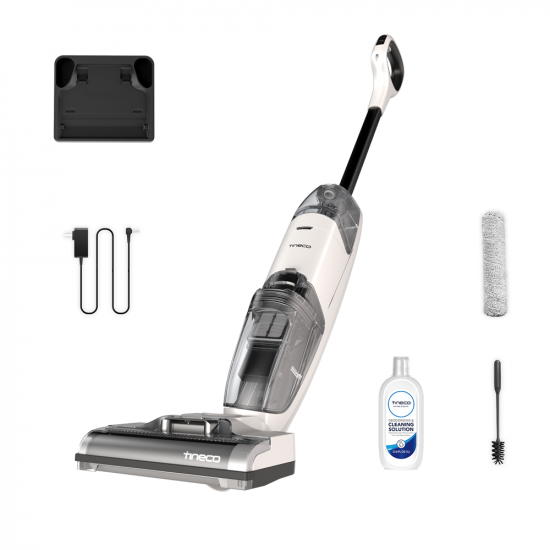 Tineco iFloor 2 Plus - Nettoyeur de sols &agrave; batterie 3 en 1 nettoie, s&egrave;che et aspire