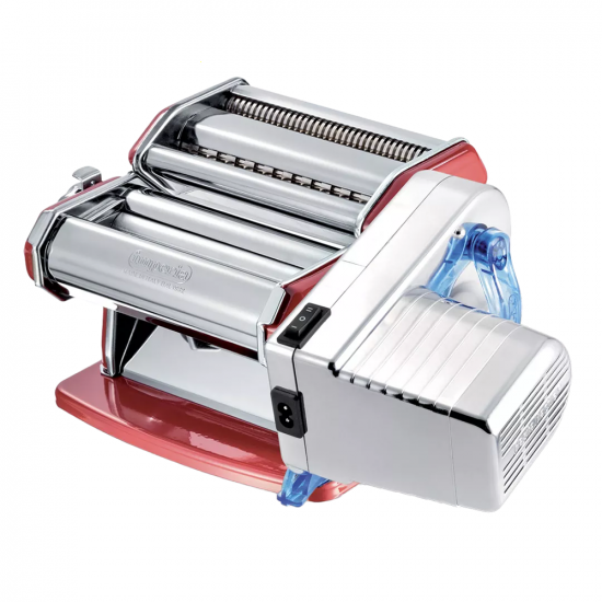 Imperia Electric iPasta Metallica Classica Rouge - Laminoir - Machine à pâtes Électrique