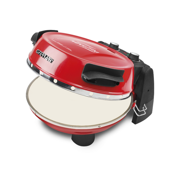 G3 Ferrari Pizzeria Snack Napoletana EVO Rouge - Four &agrave; pizza &eacute;lectrique - Pierre r&eacute;fractaire