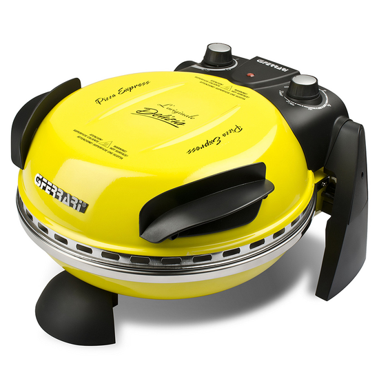 G3 Ferrari Delizia Jaune - Four à pizza électrique - Pierre réfractaire