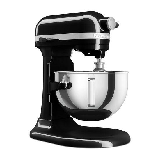 KitchenAid Heavy Duty 5KSM55SXX-EOB Noir Onyx - Batteur m&eacute;langeur plan&eacute;taire