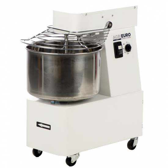 P&eacute;trin &agrave; spirale Mixer 500 S - Monophas&eacute; - Capacit&eacute; de p&acirc;te 4 Kg - 1 vitesse