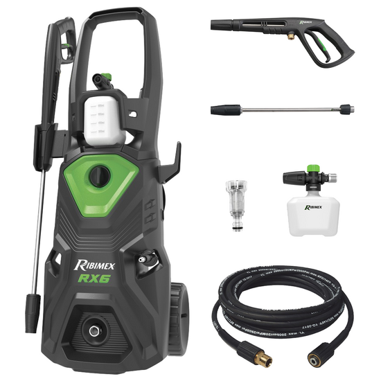 Ribimex RX6 - Nettoyeur haute pression &agrave; eau froide - 180 bar max - D&eacute;bit 460 lt/h