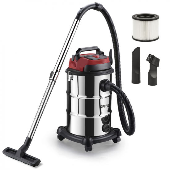 G3 Ferrari Fusto - Aspirateur eau et poussi&egrave;re - Bidon 30 L