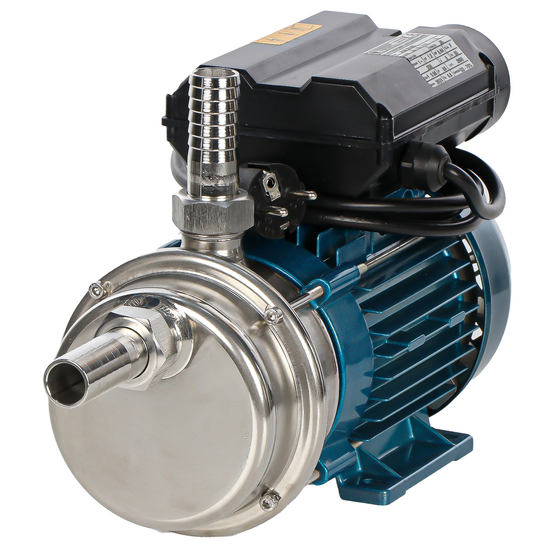 Tellarini ALM 25 MS - Pompe électrique de transfert en acier inoxydable - Raccord droits en acier inoxydable - Monophasé - 230 V - Choisissez vos raccords !