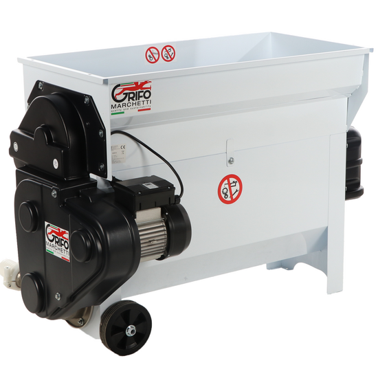 Grifo DVEP30 - &Eacute;grappoir &eacute;lectrique &agrave; cuve - avec protections incluses