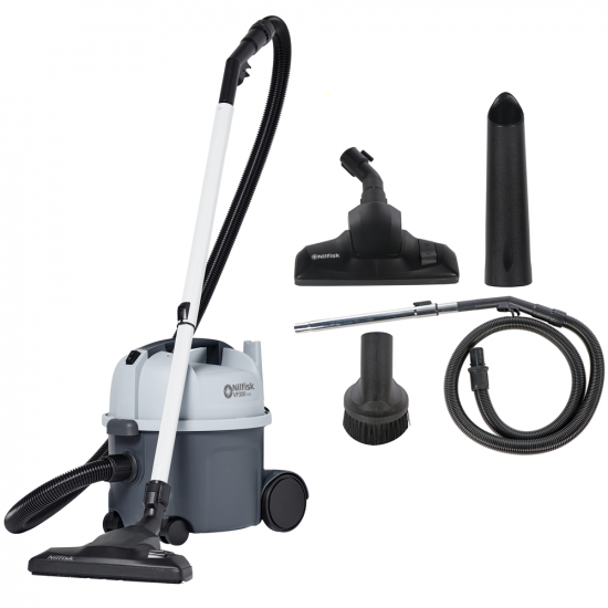 Nilfisk VP 300 Eco Hepa EU - Aspirateur professionnel - Bidon en plastique de 10 L - 400W
