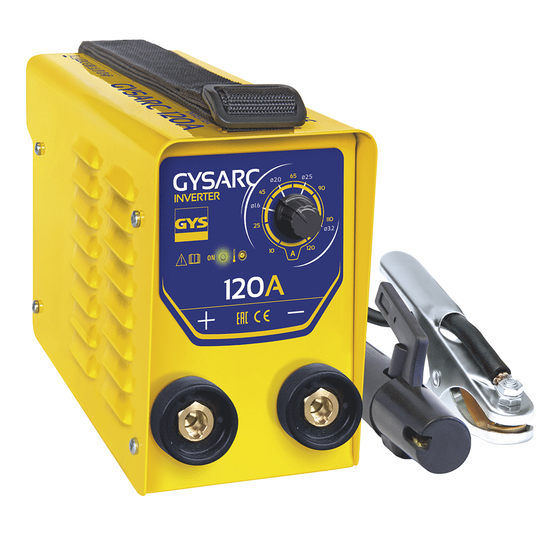 GYS GYSARC 120 - Poste &agrave; souder &agrave; Inverter (MMA) - &agrave; courant continu (DC)