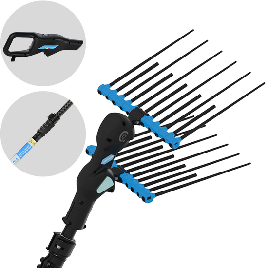 Campagnola Alice STAR ECO Plug-in - Perche en carbone de 150-220 cm -  Peigne vibreur &eacute;lectrique