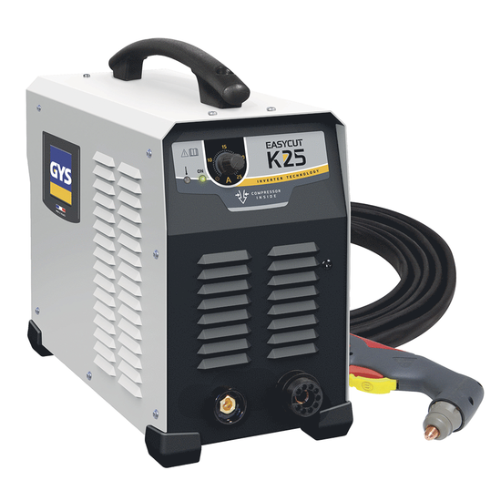 Gys Easycut K25 - D&eacute;coupeur plasma &agrave; inverter