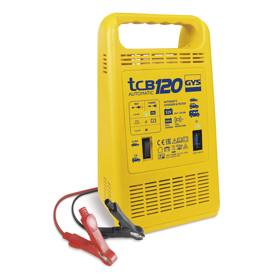 GYS TCB 120 - Chargeur automatique - Batteries 12 V de 20 &agrave; 120 Ah