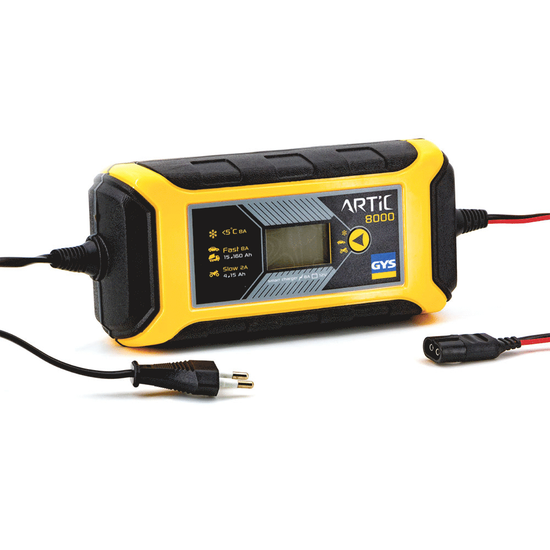 GYS Artic 8000 - Chargeur et mainteneur de charge automatique - Batteries 12 V