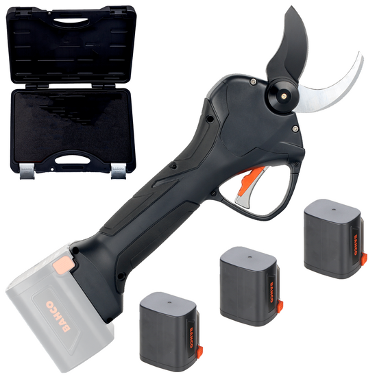 Bahco BCL240 - S&eacute;cateur &eacute;lectrique de taille - 3 Batteries de 21.6V 2.5Ah - Diam&egrave;tre de coupe 40 mm