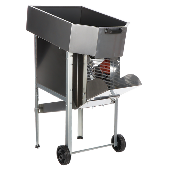 JOLLY Falkom - Effeuilleuse &agrave; olives &eacute;lectrique en acier inox - variateur de vitesse