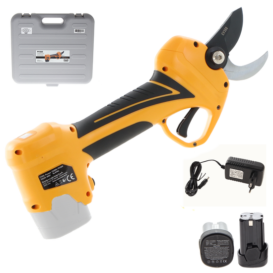 Volpi Predator PV360 - Sécateur électrique de taille - 2x 14,4V/2,5Ah - Diamètre de coupe 32 mm
