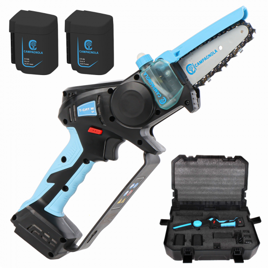Campagnola T-CAT M V1 - &Eacute;lagueuse &eacute;lectrique manuelle &agrave; batterie - 2x 14,4 V 2,5 Ah