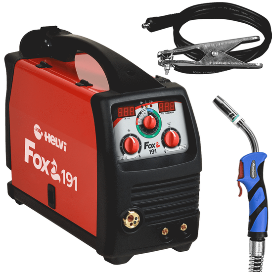 Helvi Fox 191 - Poste &agrave; souder Inverter multiproc&eacute;d&eacute; (MIG-MAG/MMA/TIG), &agrave; courant continu (DC)