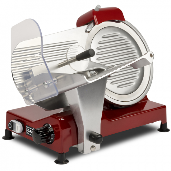 G3 Ferrari Emilia 250 Rouge - Trancheuse avec lame en acier inox 250 mm - 240 W