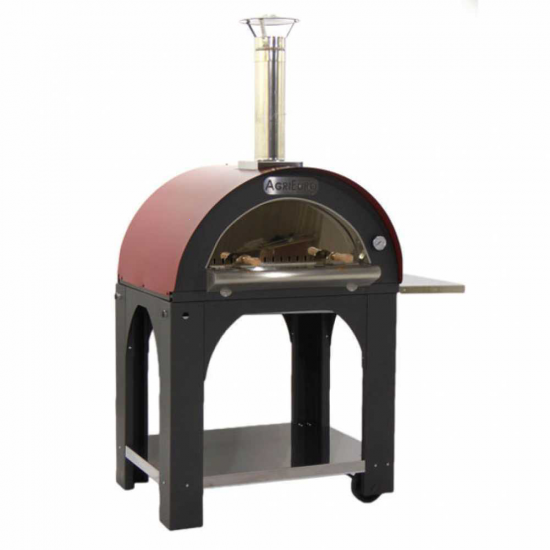 Four &agrave; pizza &agrave; bois d'ext&eacute;rieur Cibus Red - 4 pizzas