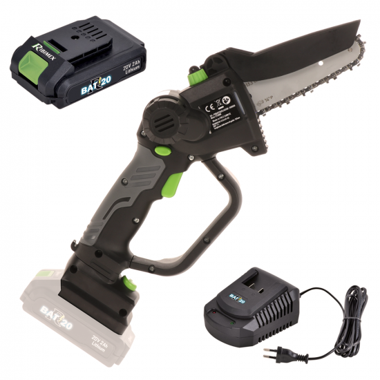 Ribimex PRBAT20/ELAG - &Eacute;lagueuse manuelle &agrave; batterie - 20V / 2 Ah